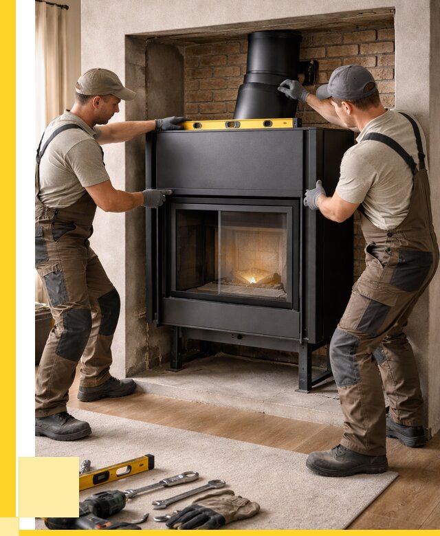 Установка каминных топок в Чайковском под ключ от 18218 р. | ЭриданЧкв