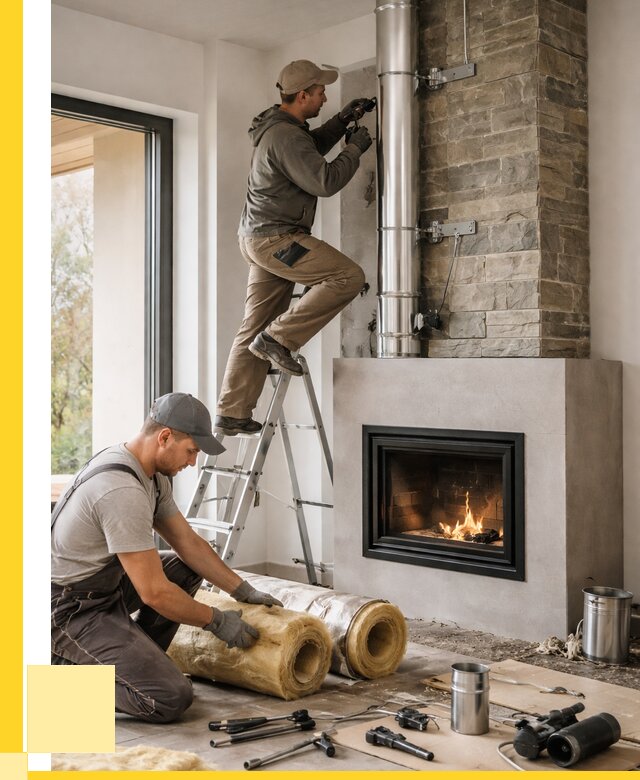 Монтаж дымоходов для каминов в Чайковском от 15182 р. ЭриданЧкв