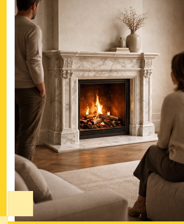 Мраморные камины под ключ в Чайковском от 253025 р. | ЭриданЧкв