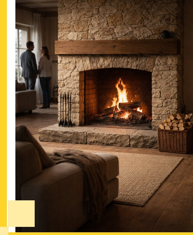 Открытые камины под ключ в Чайковском от 151815 р. ЭриданЧкв