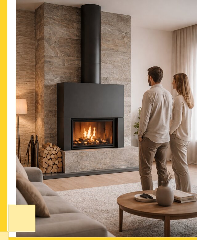 Закрытые камины под ключ в Чайковском от 121452 р., ЭриданЧкв