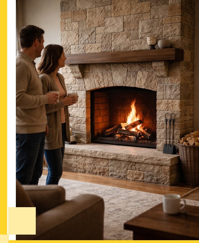 Каменные камины на заказ в Чайковском от 182178 р. | ЭриданЧкв