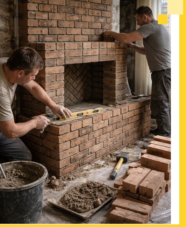 Изготовление и установка кирпичных каминов в Чайковском