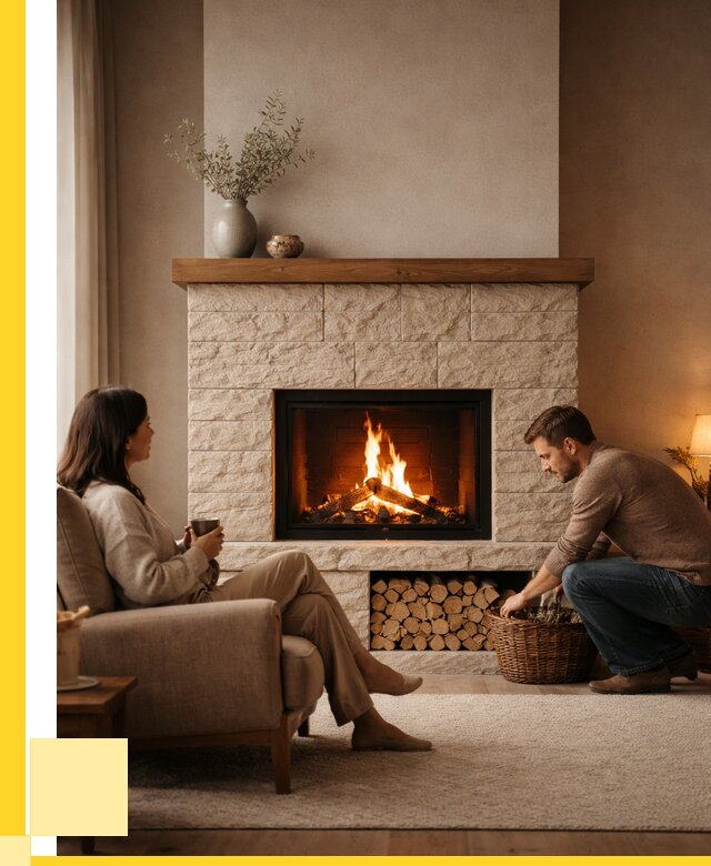 Камины для дома в Чайковском под ключ от 151815 р. | ЭриданЧкв