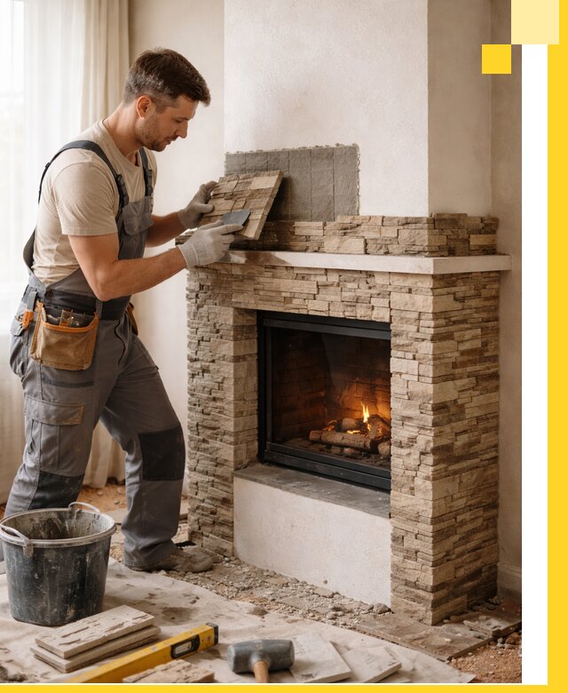 Изготовление и монтаж каминов для дома под ключ в Чайковском