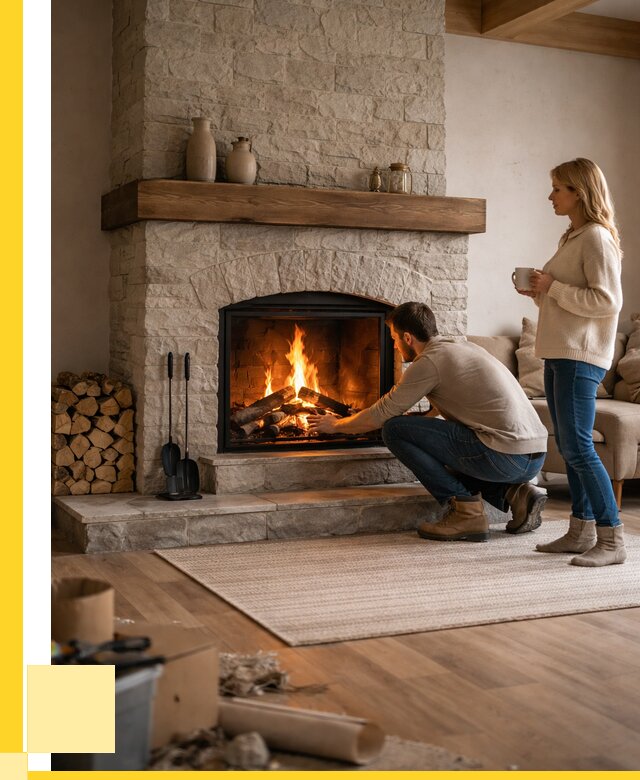 Камины для загородного дома в Чайковском от 354235 р., ЭриданЧкв