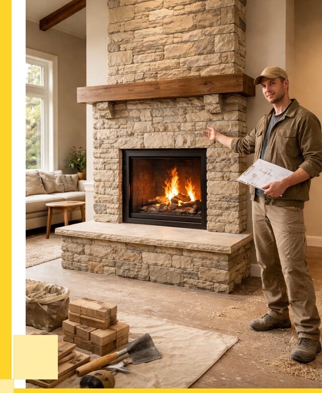 Камины под ключ в Чайковском от 182178 р. | ЭриданЧкв — установка