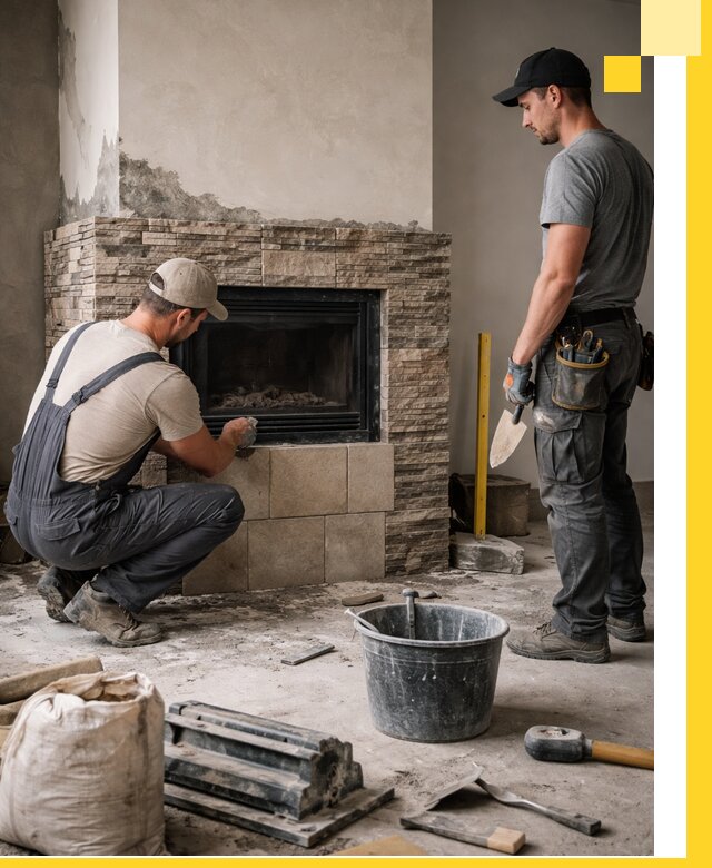 Камины под ключ в Чайковском: проект, изготовление и монтаж