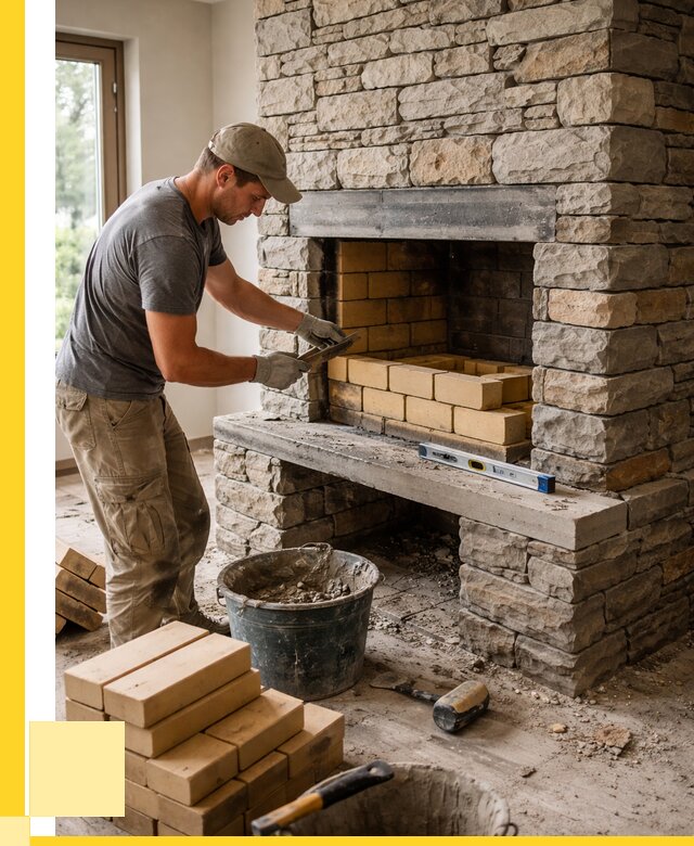 Кладка каминов и камина в Чайковском от 25303 р. ЭриданЧкв