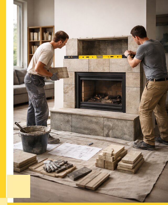 Монтаж каминов и установка в Чайковском от 45545 р. | ЭриданЧкв