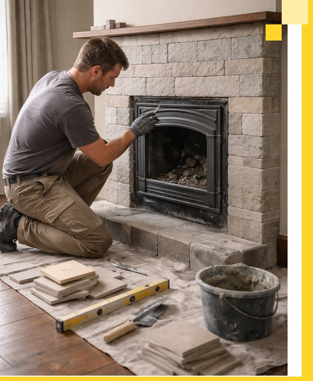 Профессиональный ремонт каминов в Чайковском восстановление и сервис