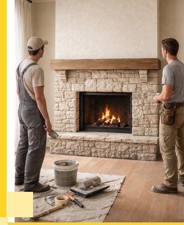 Отделка каминов в Чайковском от 6579 р. под ключ | ЭриданЧкв