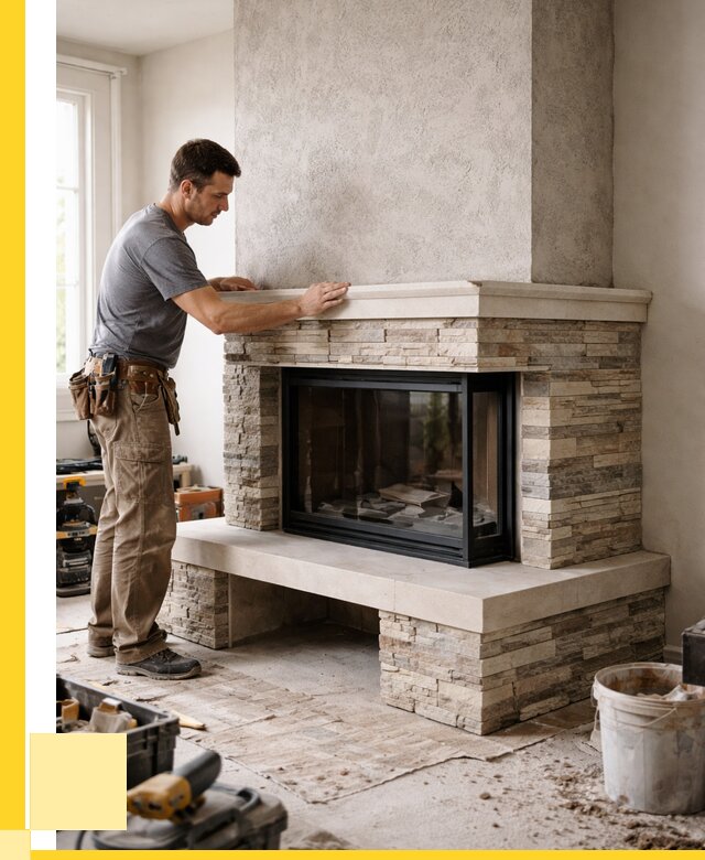 Изготовление каминов под ключ в Чайковском от 151815 р. | ЭриданЧкв