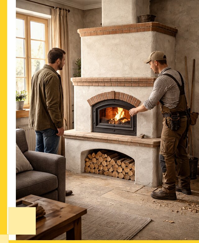 Печи камины в Чайковском: кирпичные, изразцовые от 60726 р. | ЭриданЧкв