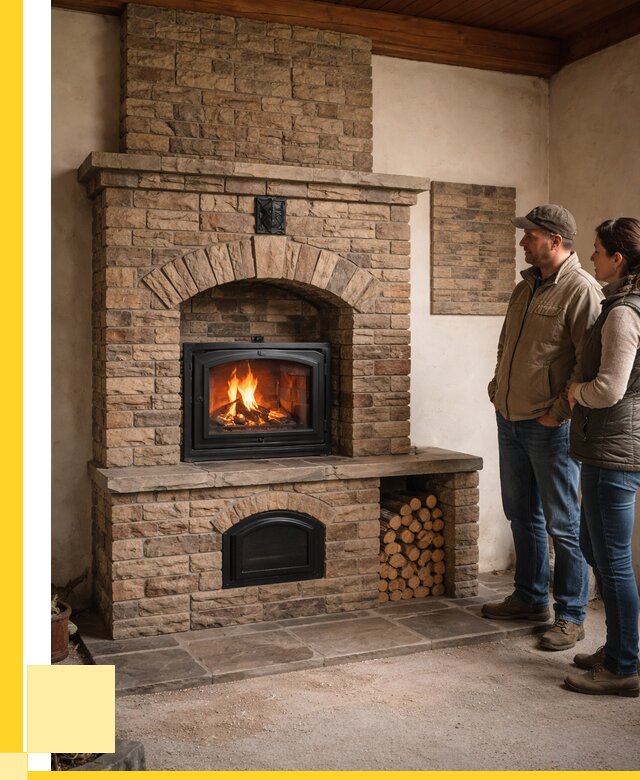 Кирпичная печь под ключ в Чайковском от 151815 р. | ЭриданЧкв