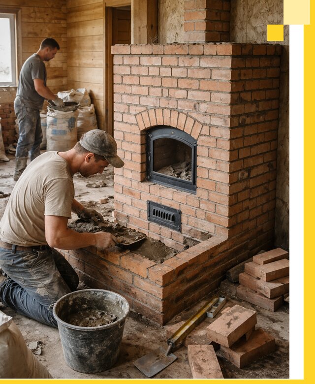Профессиональное строительство печей в Чайковском под ключ