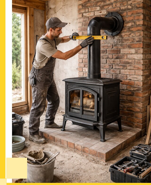 Монтаж печей установка банной печи в Чайковском от 15182 р. | ЭриданЧкв