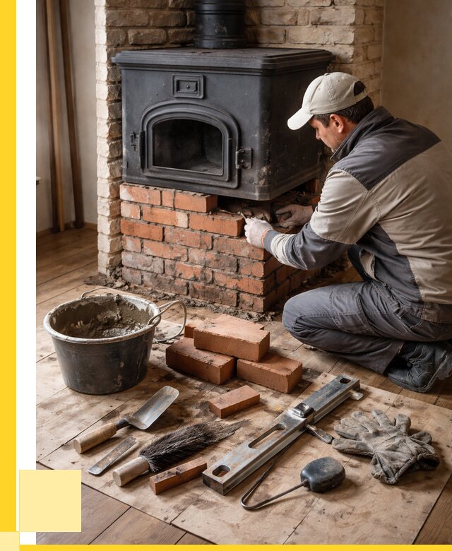 Ремонт печей в Чайковском от 12145 р., услуги печника ЭриданЧкв