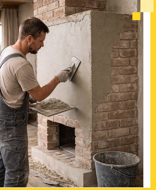 Отделка печей и облицовка каминов в Чайковском под ключ