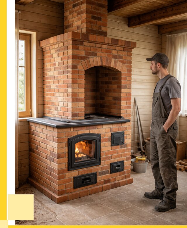 Кирпичные печи в Чайковском: купить от 151815 р. | ЭриданЧкв