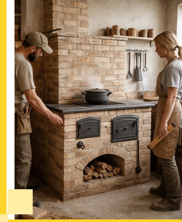 Варочно отопительные печи в Чайковском от 91089 р. | ЭриданЧкв