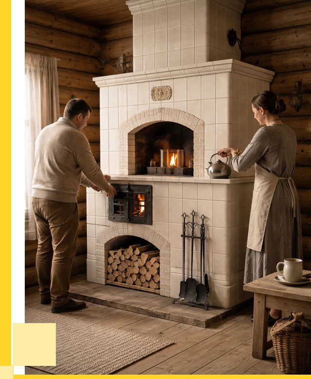 Русские печи в Чайковском: установка от 151815 р. ЭриданЧкв