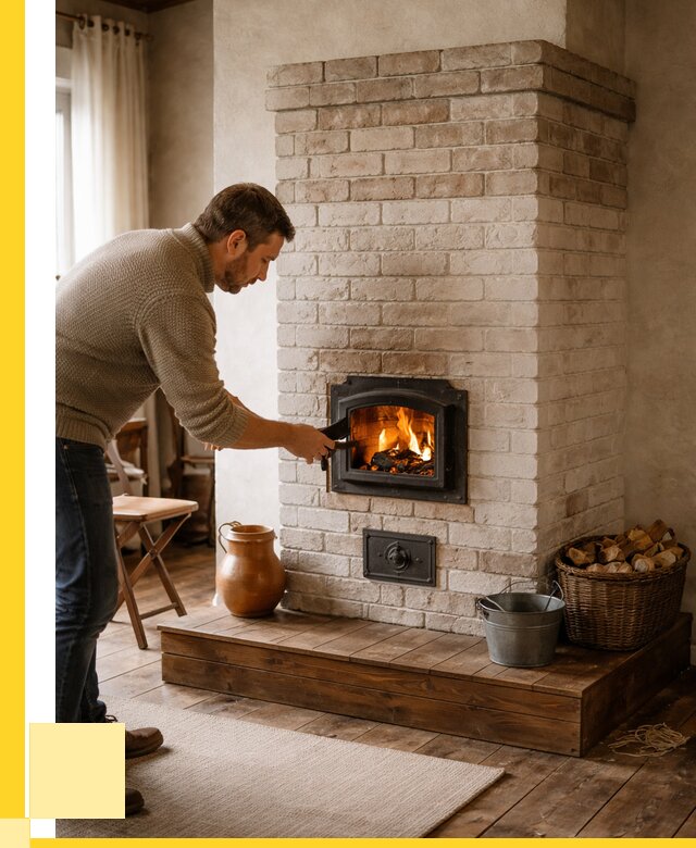 Печь голландка из кирпича в Чайковском от 86029 р. | ЭриданЧкв