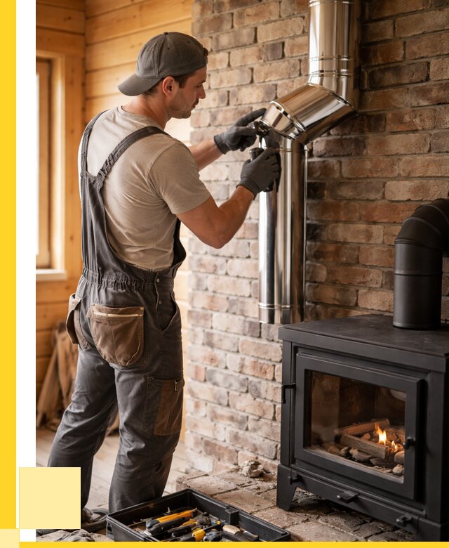 Монтаж дымоходов для печей в Чайковском от 7591 р. | ЭриданЧкв