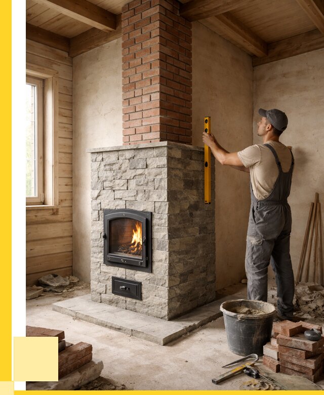 Печи и дымоходы под ключ в Чайковском от 45545 р., ЭриданЧкв