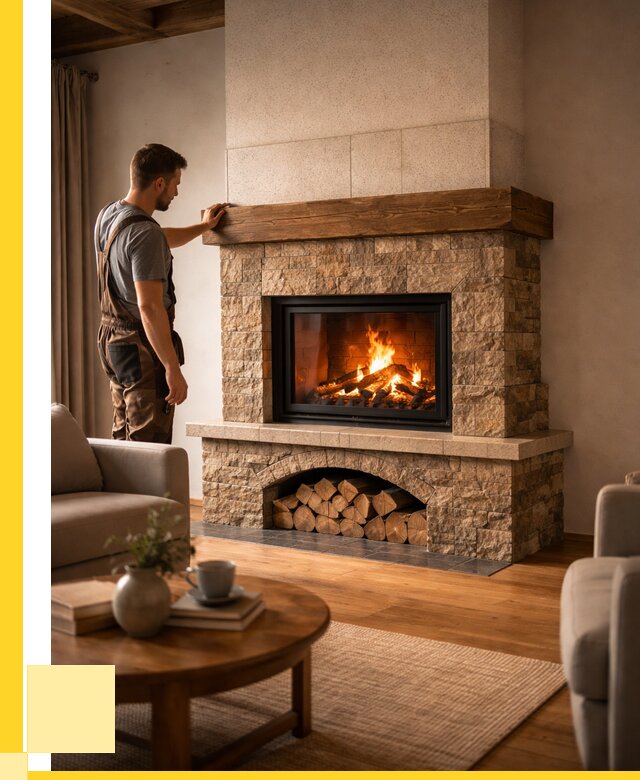 Печи камины для дома под ключ в Чайковском от 55666 р. | ЭриданЧкв