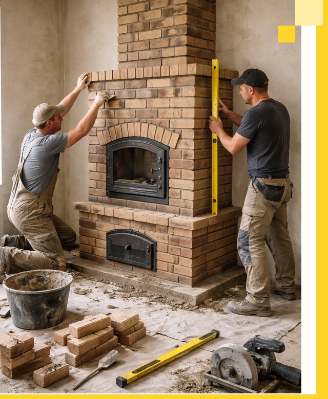 Продажа и установка печей и каминов для дома под ключ в Чайковском