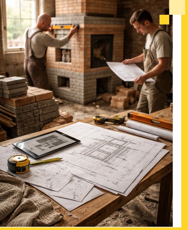 Проекты печей и каминов с индивидуальным дизайном в Чайковском