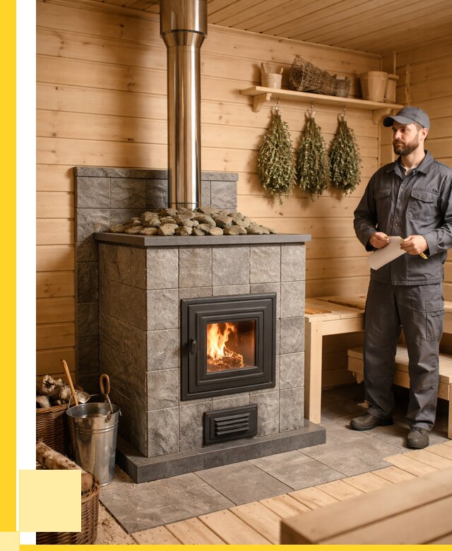 Печи для бани под ключ в Чайковском от 121452 р. | ЭриданЧкв