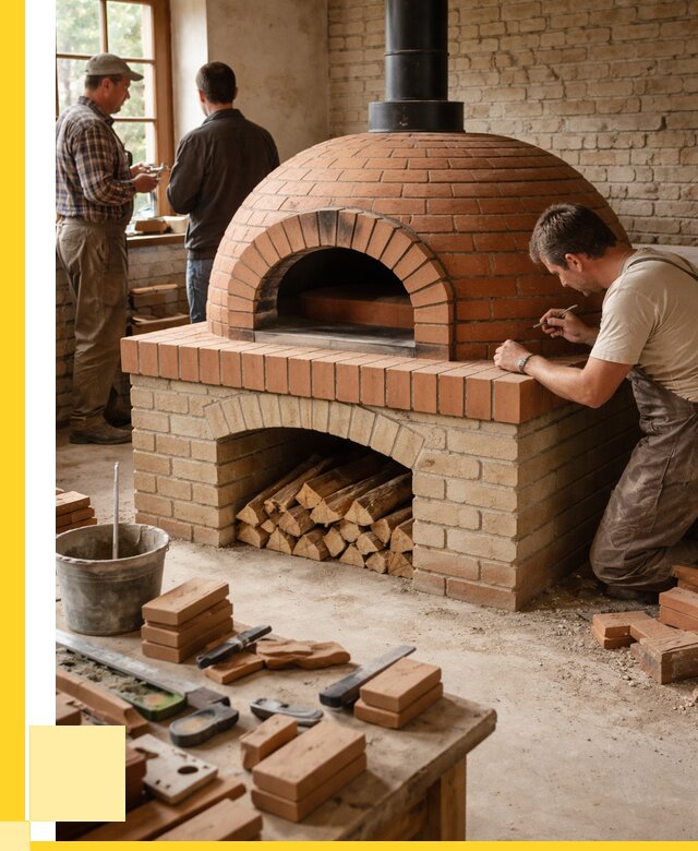 Помпейская печь дровяная для пиццы в Чайковском | ЭриданЧкв от 202420 р.