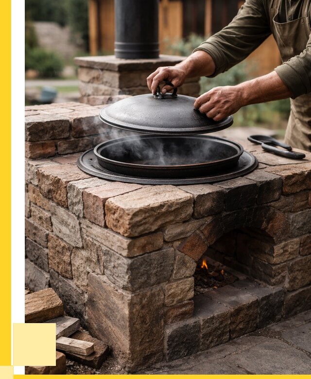 Печи для казана в Чайковском по цене от 18218 р. | ЭриданЧкв