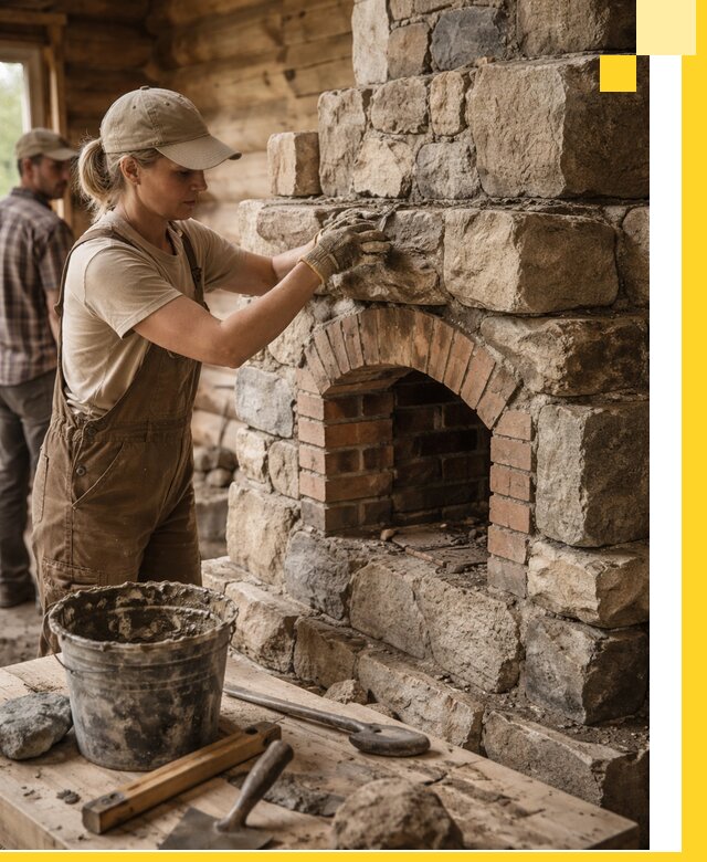 Каменные печи на заказ и монтаж в Чайковском, долговечные решения