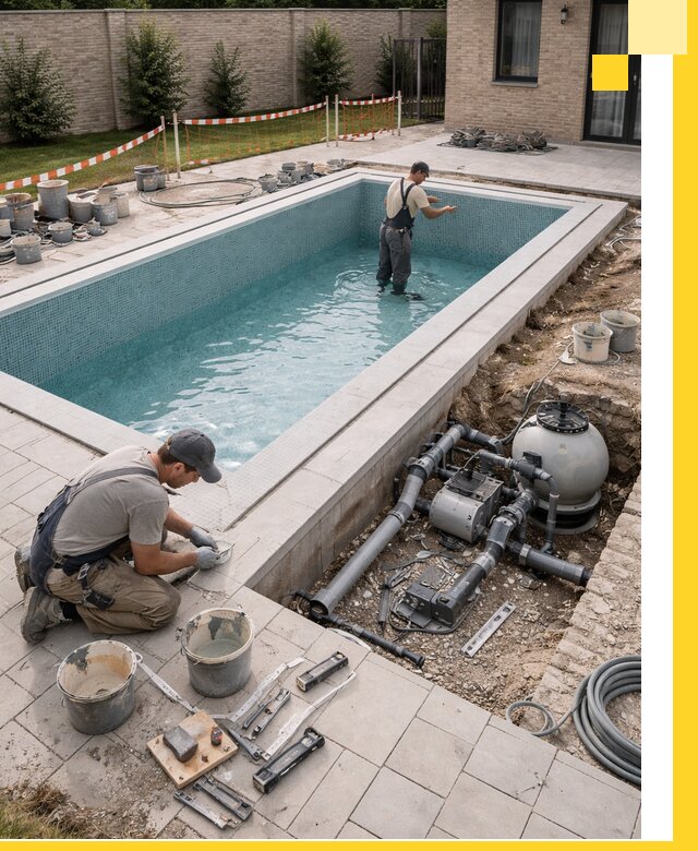 Строительство бассейнов под ключ в Чайковском: проекты и монтаж