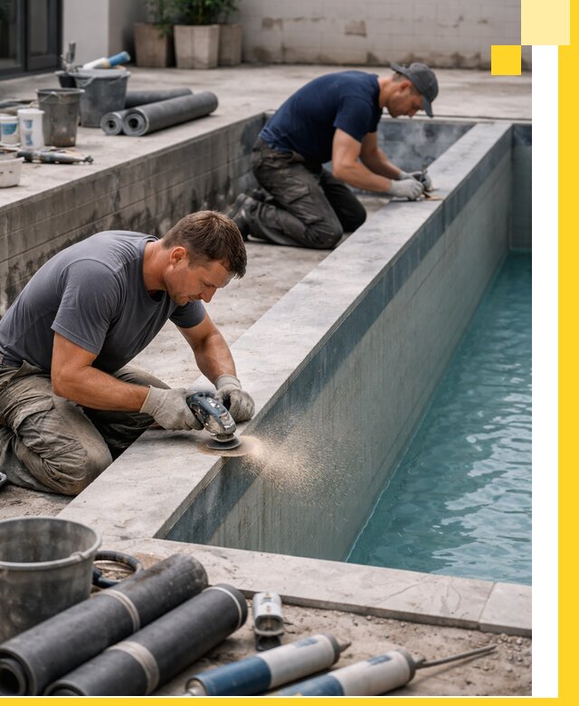 Профессиональный ремонт бассейнов под ключ в Чайковском