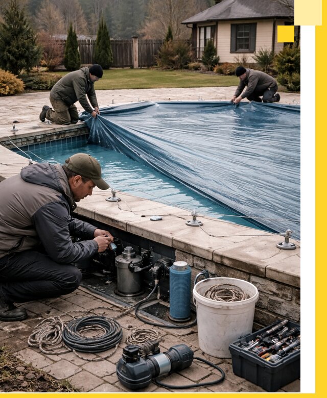 Консервация бассейнов в Чайковском: подготовка к длительному хранению