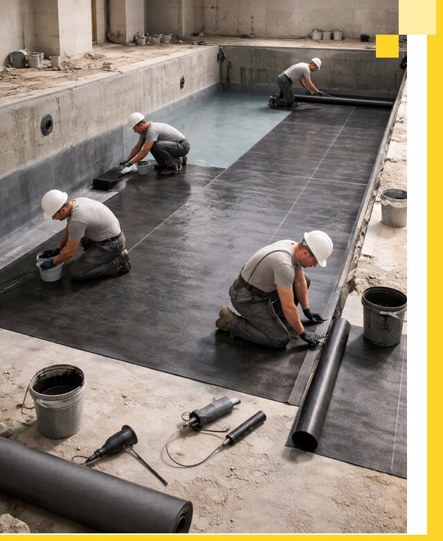 Профессиональная гидроизоляция бассейнов и чаш в Чайковском под ключ