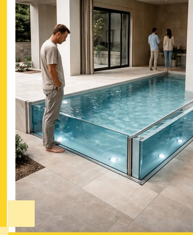 Стеклянные бассейны в Чайковском от 1214520 р. | ЭриданЧкв — мозаика