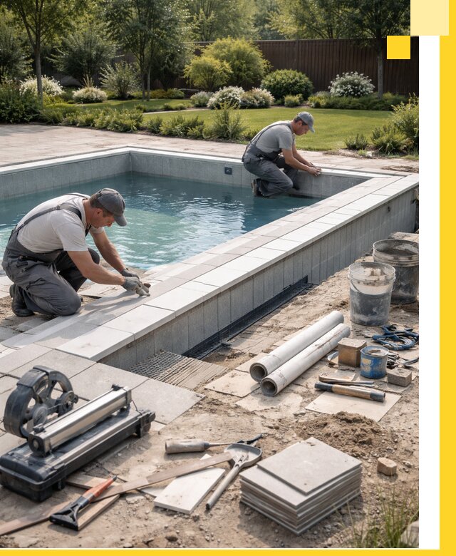 Строительство открытых бассейнов под ключ в Чайковском профессионально