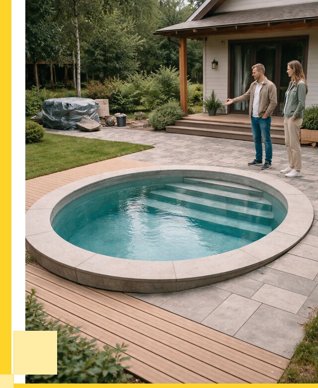 Бассейн на даче под ключ в Чайковском от 202420 р., ЭриданЧкв