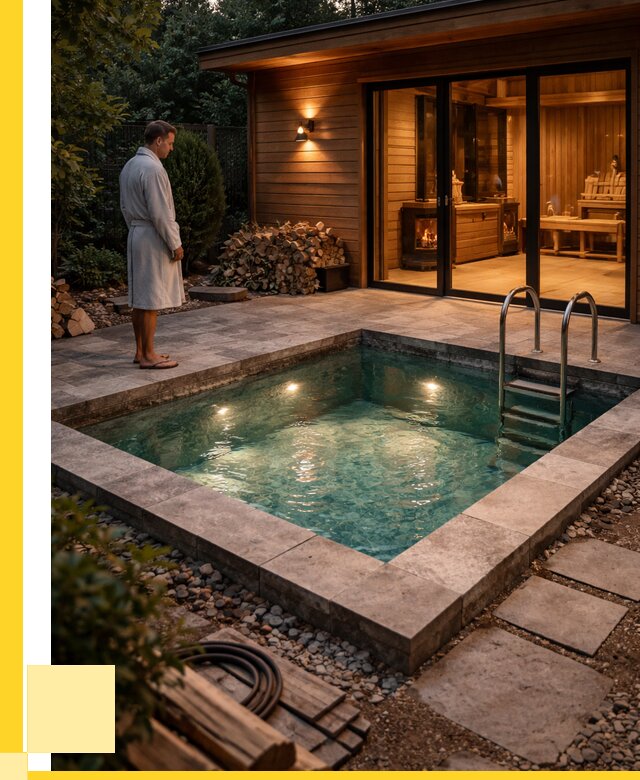 Бани с бассейном под ключ в Чайковском от 96150 р. | ЭриданЧкв