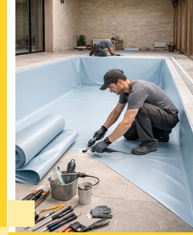 Пленка ПВХ для бассейнов в Чайковском от 2530 р. | ЭриданЧкв