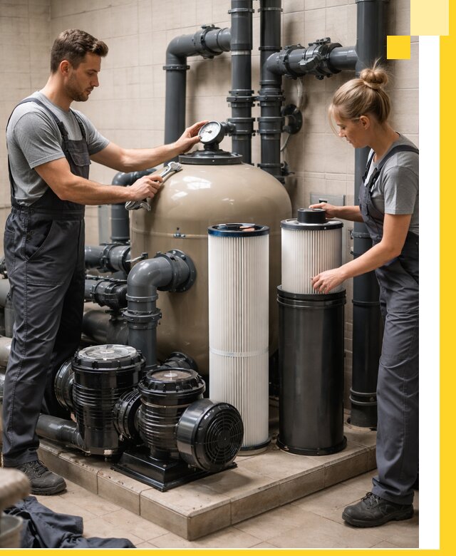 Фильтры и системы фильтрации для бассейнов в Чайковском