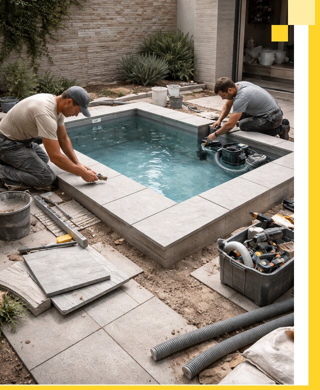 Мини бассейны под ключ в Чайковском, дизайн и установка