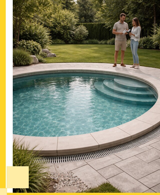 Круглые каркасные бассейны купить в Чайковском от 253025 р. | ЭриданЧкв