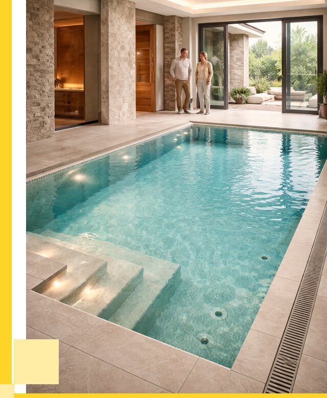 Бассейн во дворе в Чайковском: проект, отделка от 1214520 р. | ЭриданЧкв