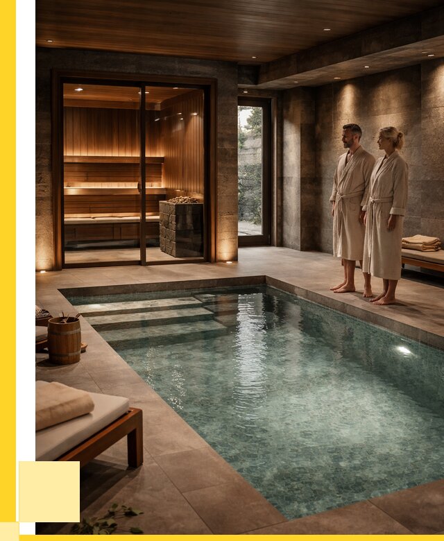 Сауна с большим бассейном в Чайковском от 1214520 р. ЭриданЧкв